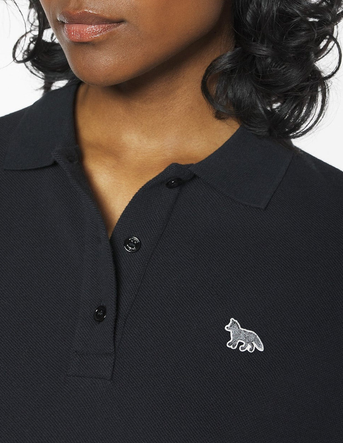 Robe polo oversize Baby Fox - Black