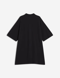 Baby Fox Oversize Polo Dress - Black