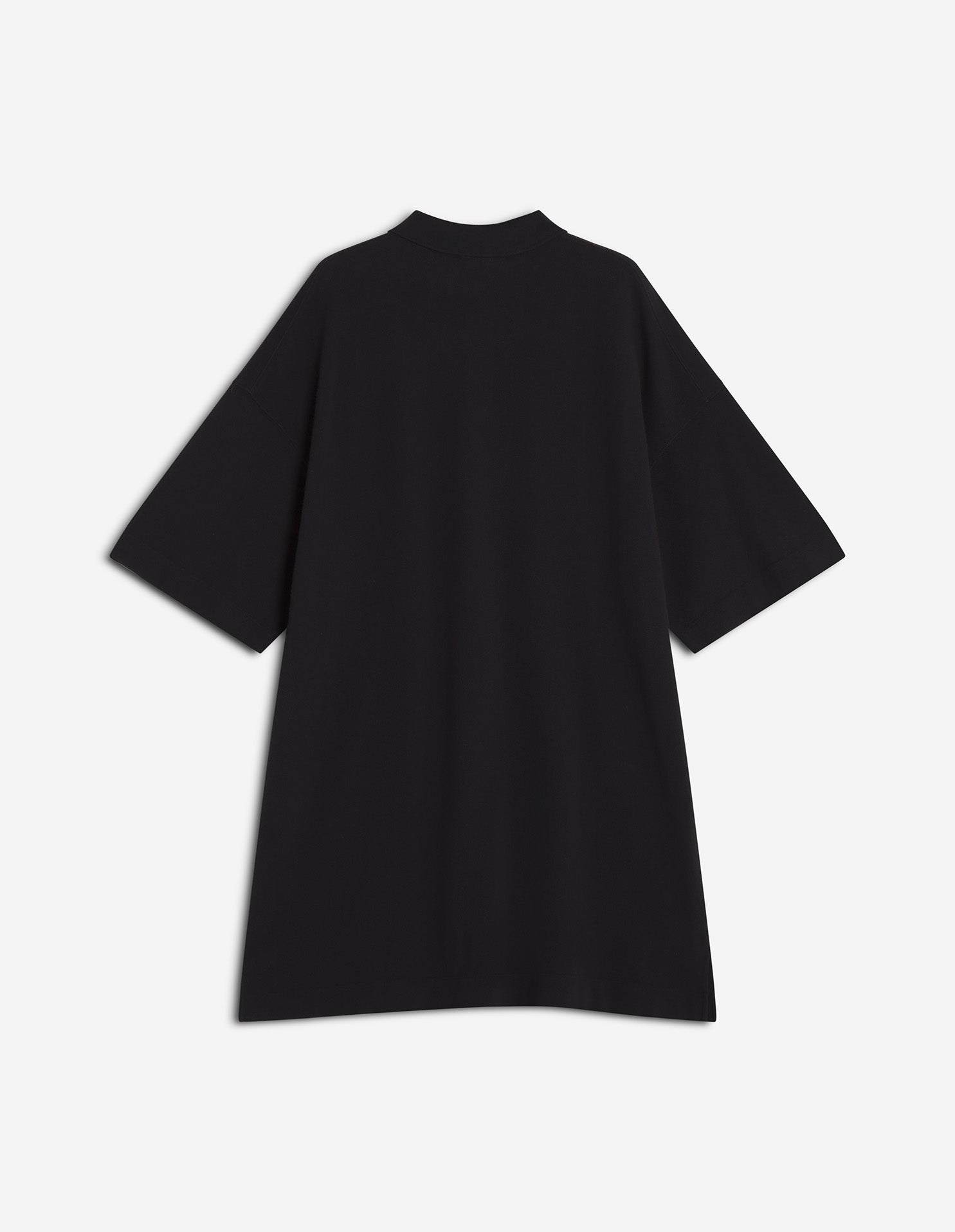 Baby Fox Oversize Polo Dress - Black