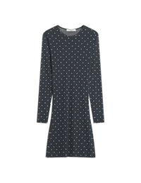Robe courte en maille - Black & White