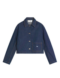 Short denim jacket - Indigo