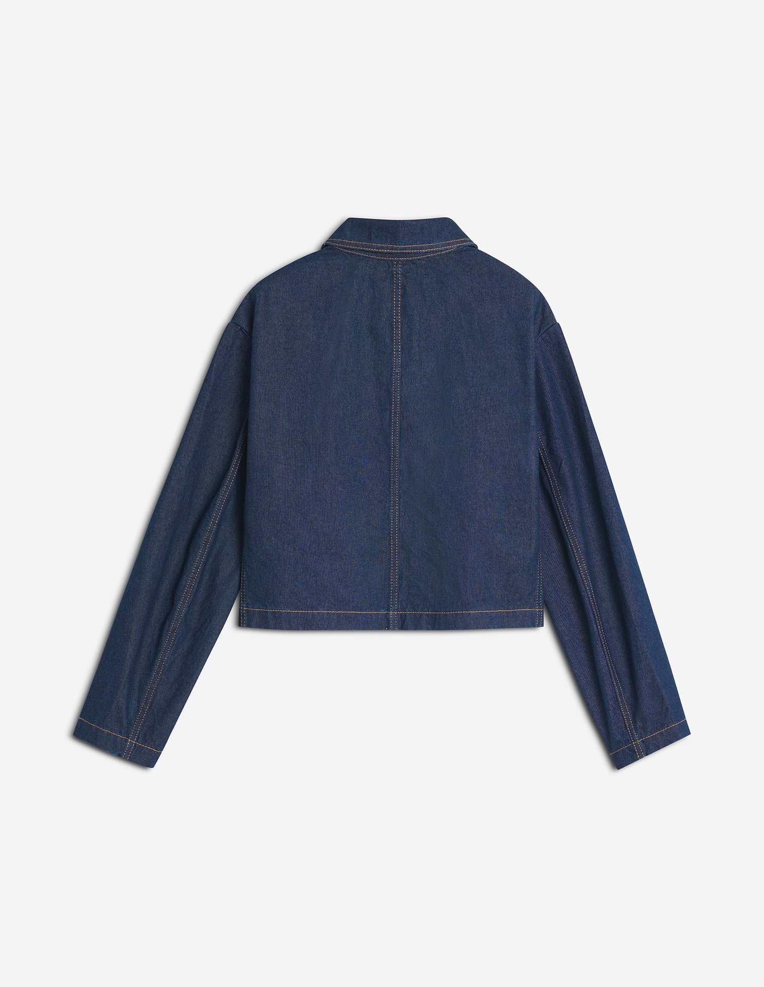 Veste courte en denim - Indigo