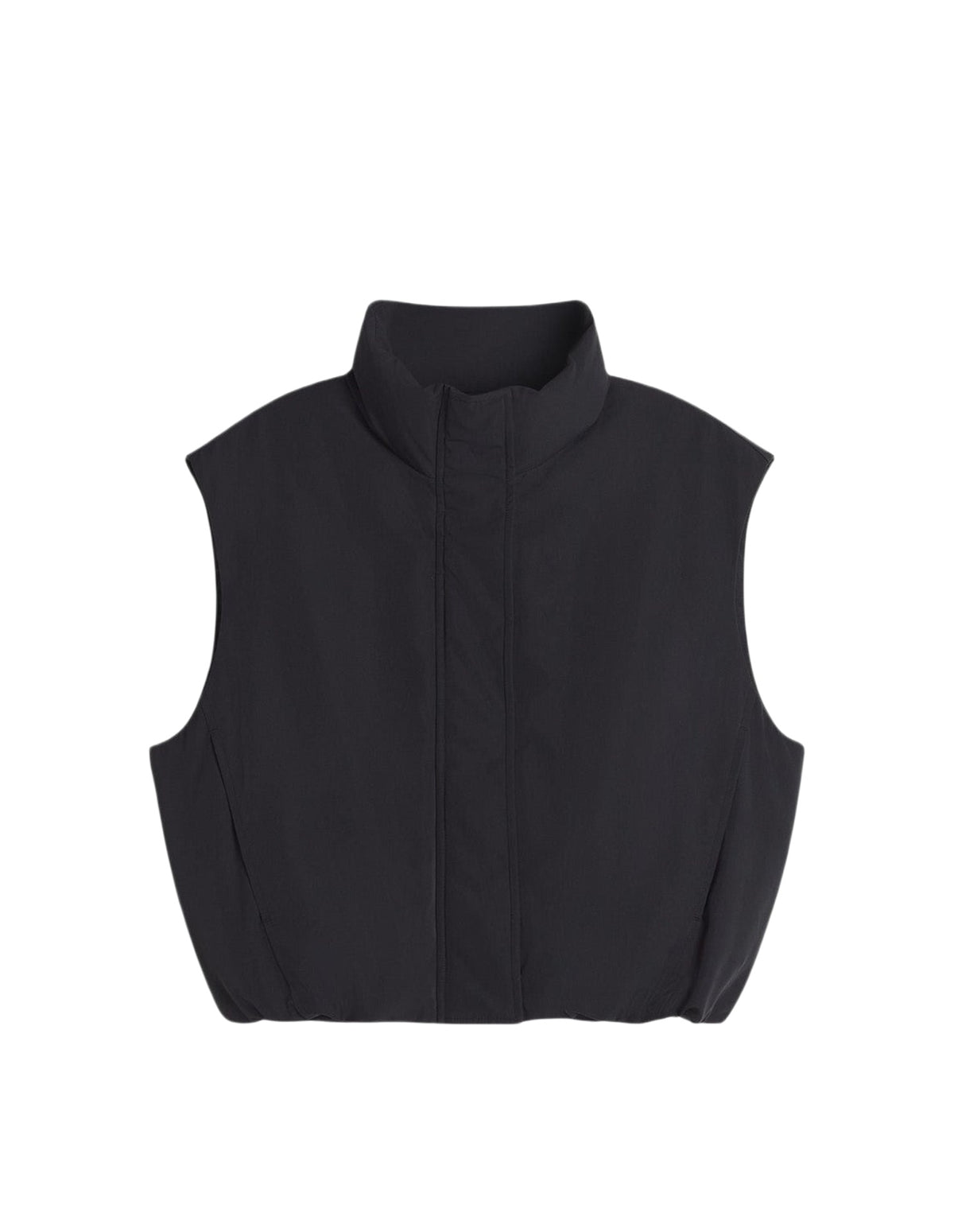 Doudoune sans manches en tissu déperlant - Black