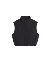 Doudoune sans manches en tissu déperlant - Black