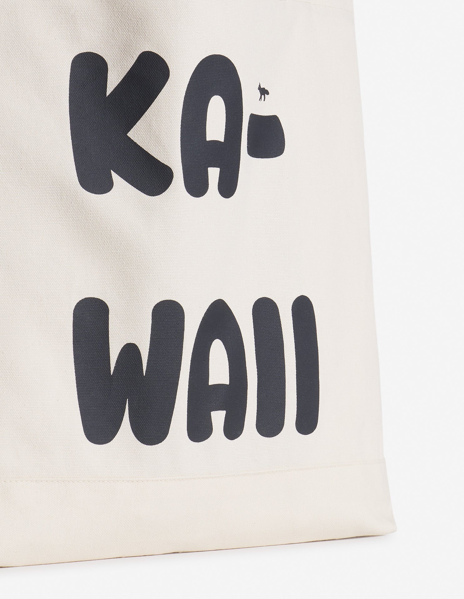 Sac cabas Kawaii - Ecru