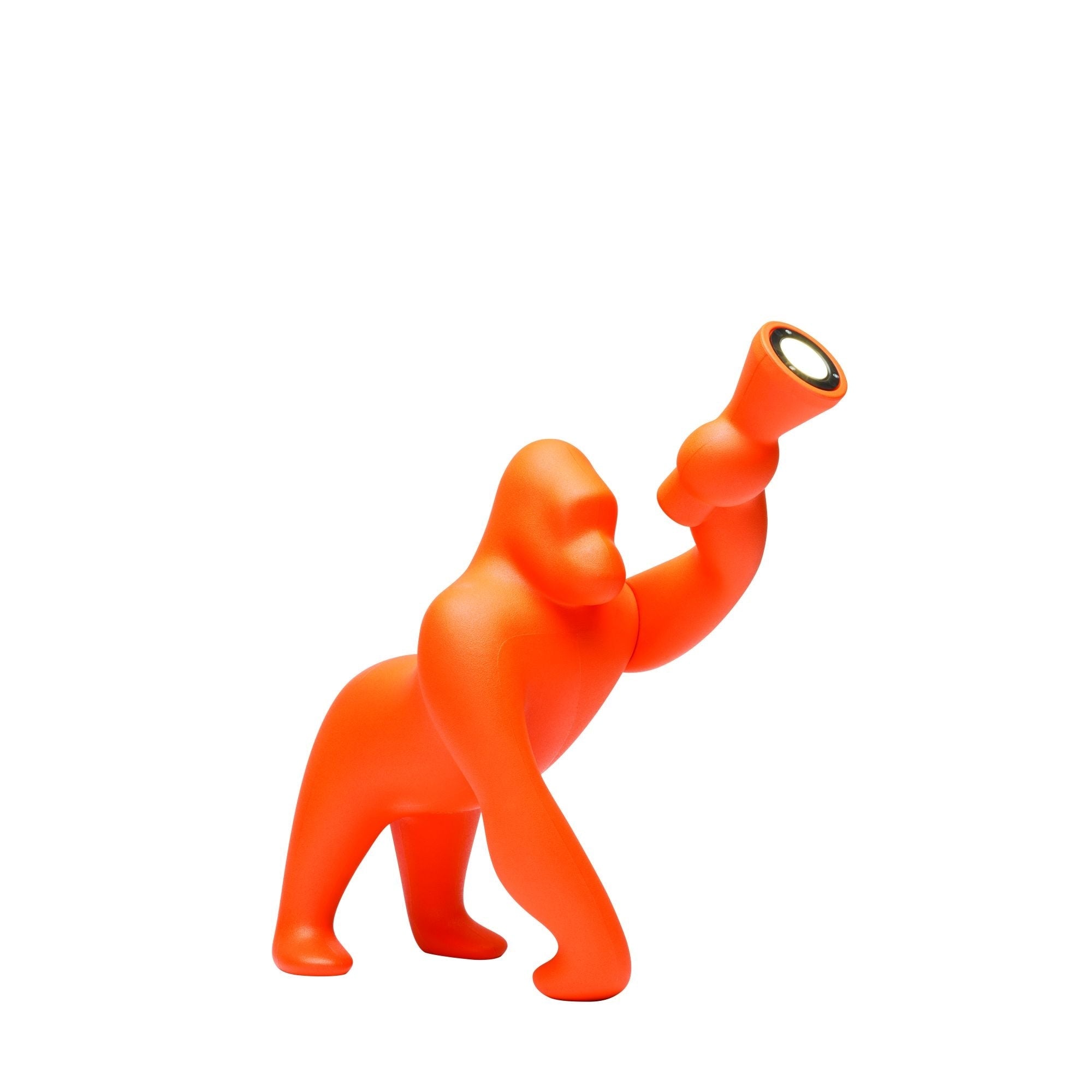 Kong XS lamp with velvet finish - Orange