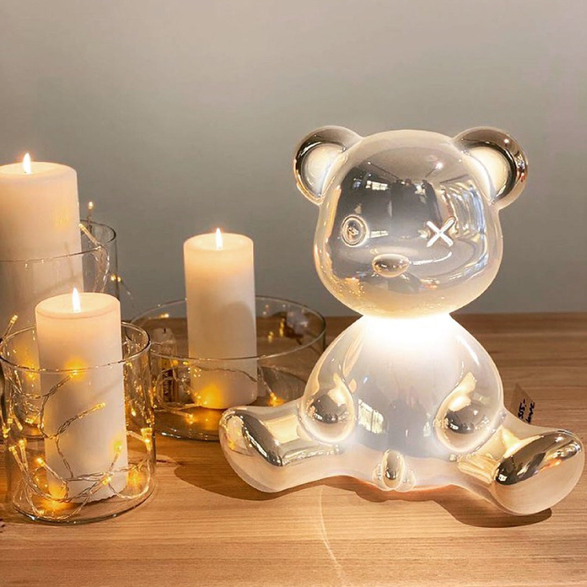 Teddy Boy lamp - Silver