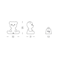 Teddy Boy lamp - Silver