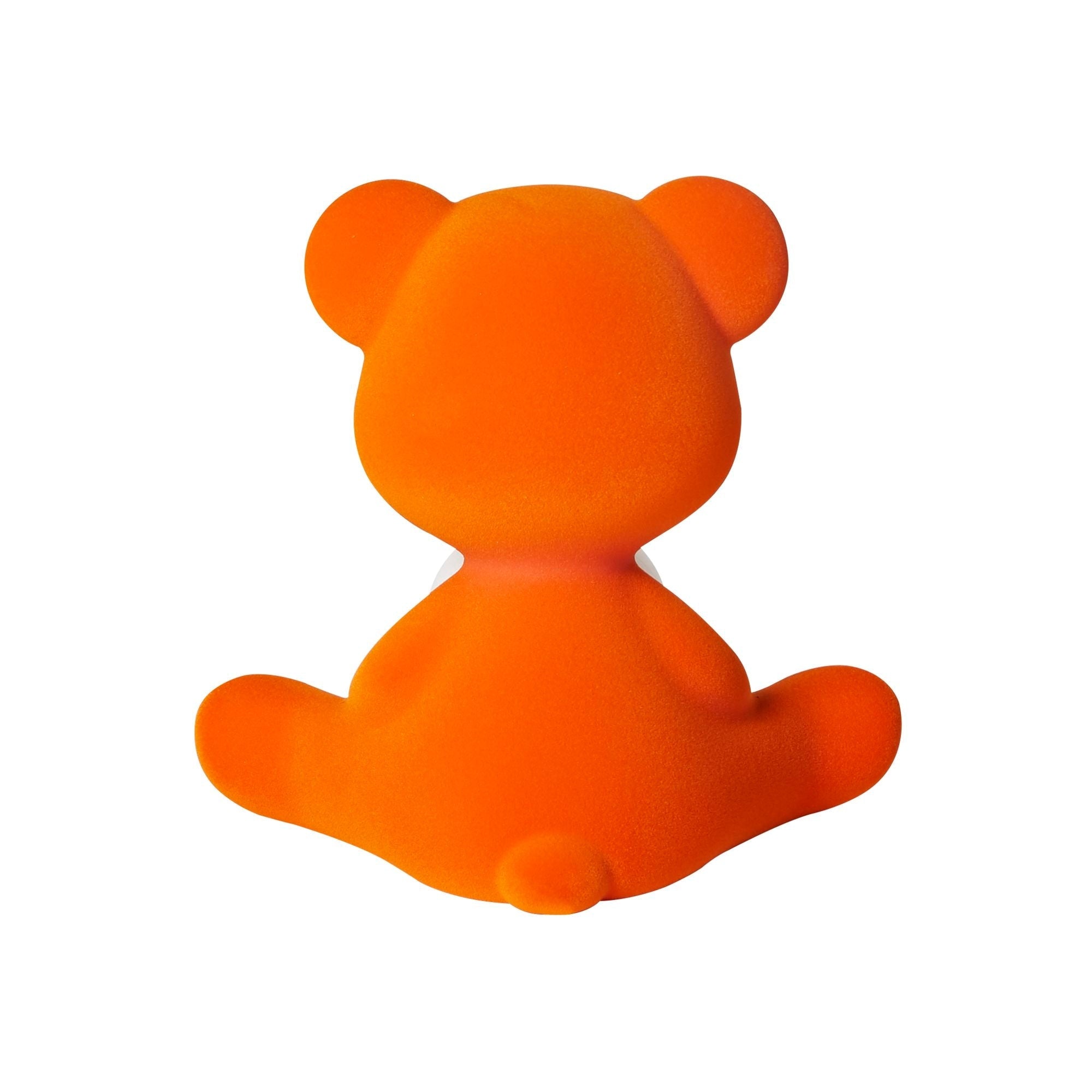 Teddy Girl LED lamp with velvet finish - Orange