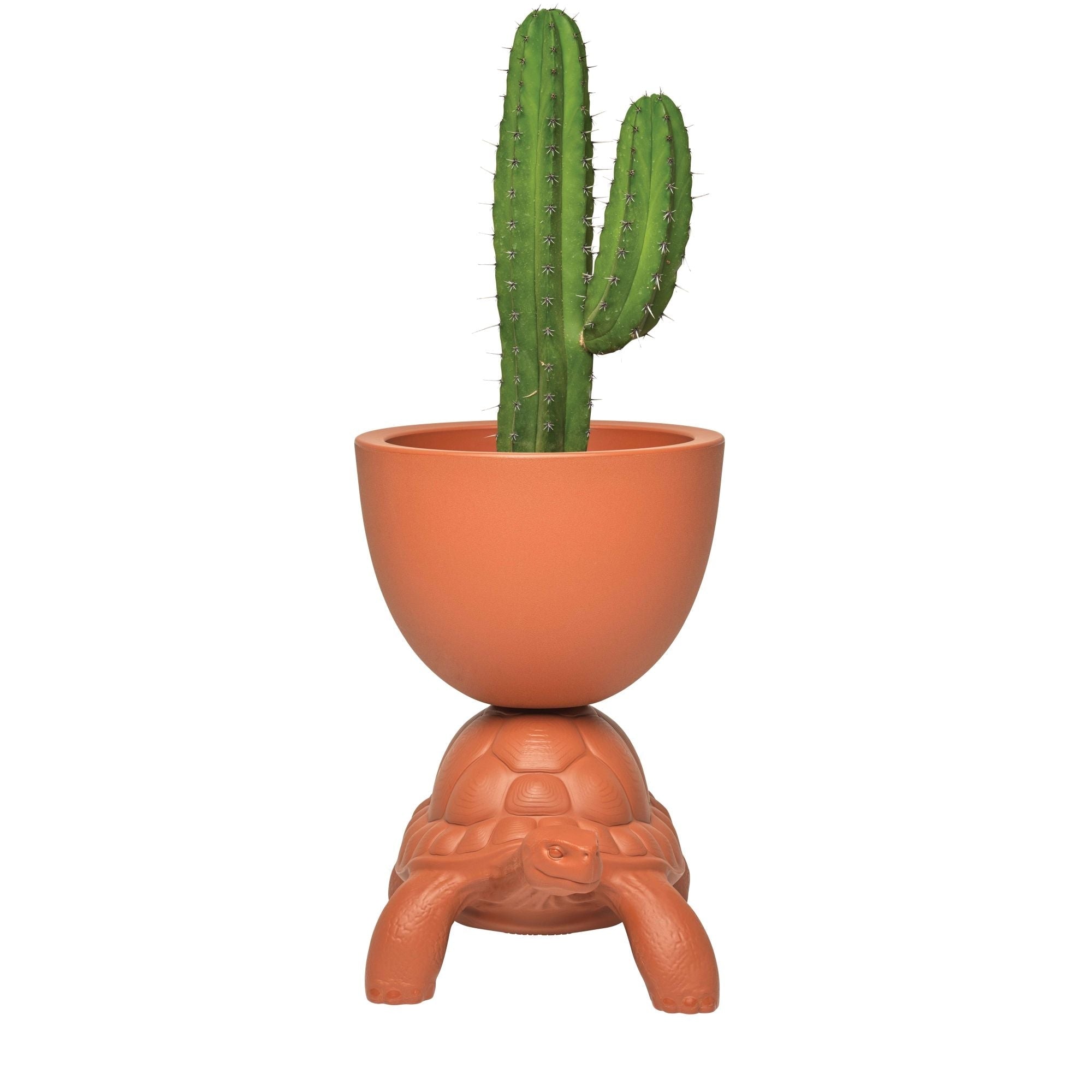 Turtle Carry vase - Terracotta
