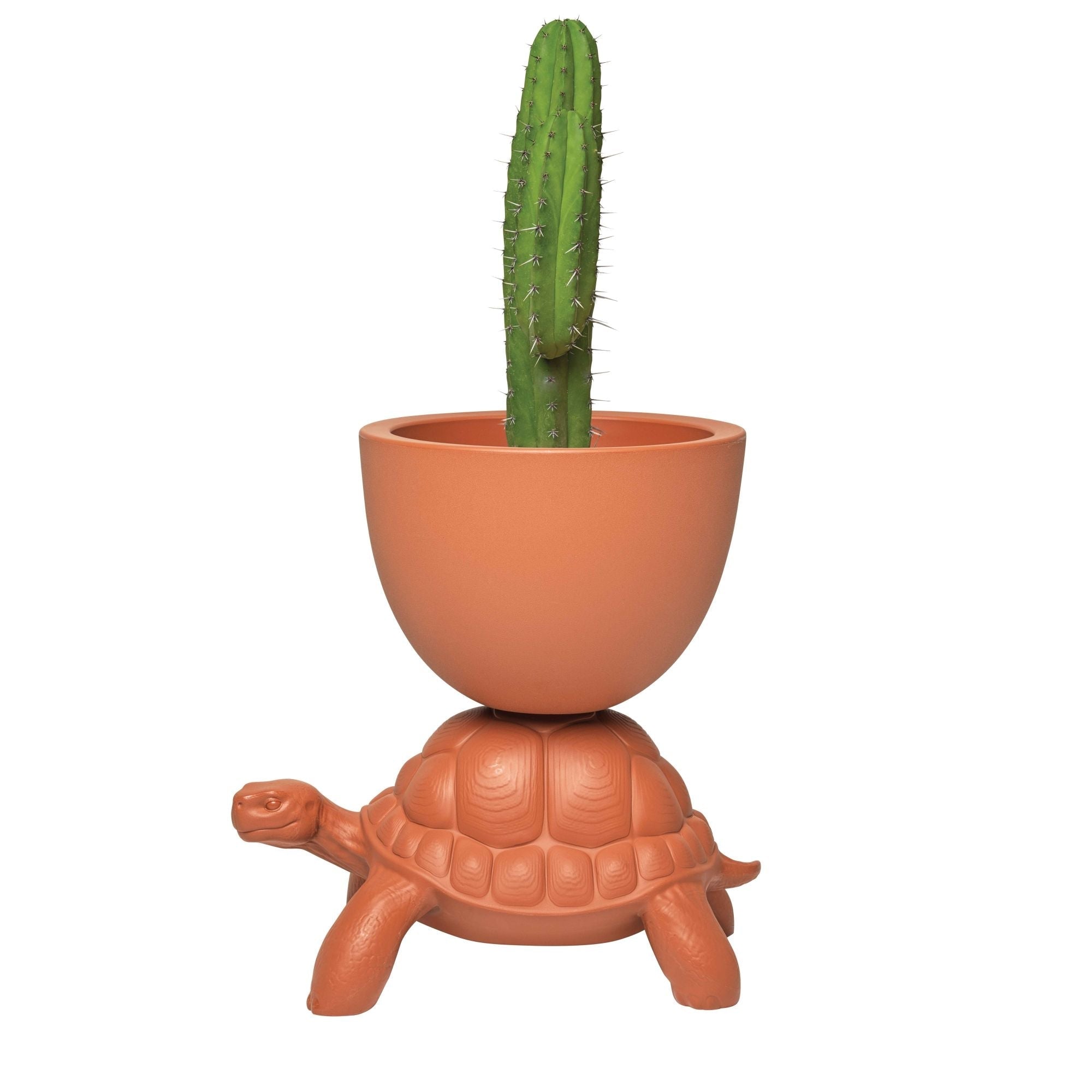 Turtle Carry vase - Terracotta