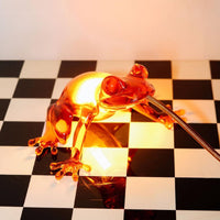 Hungry Frog lamp - Amber