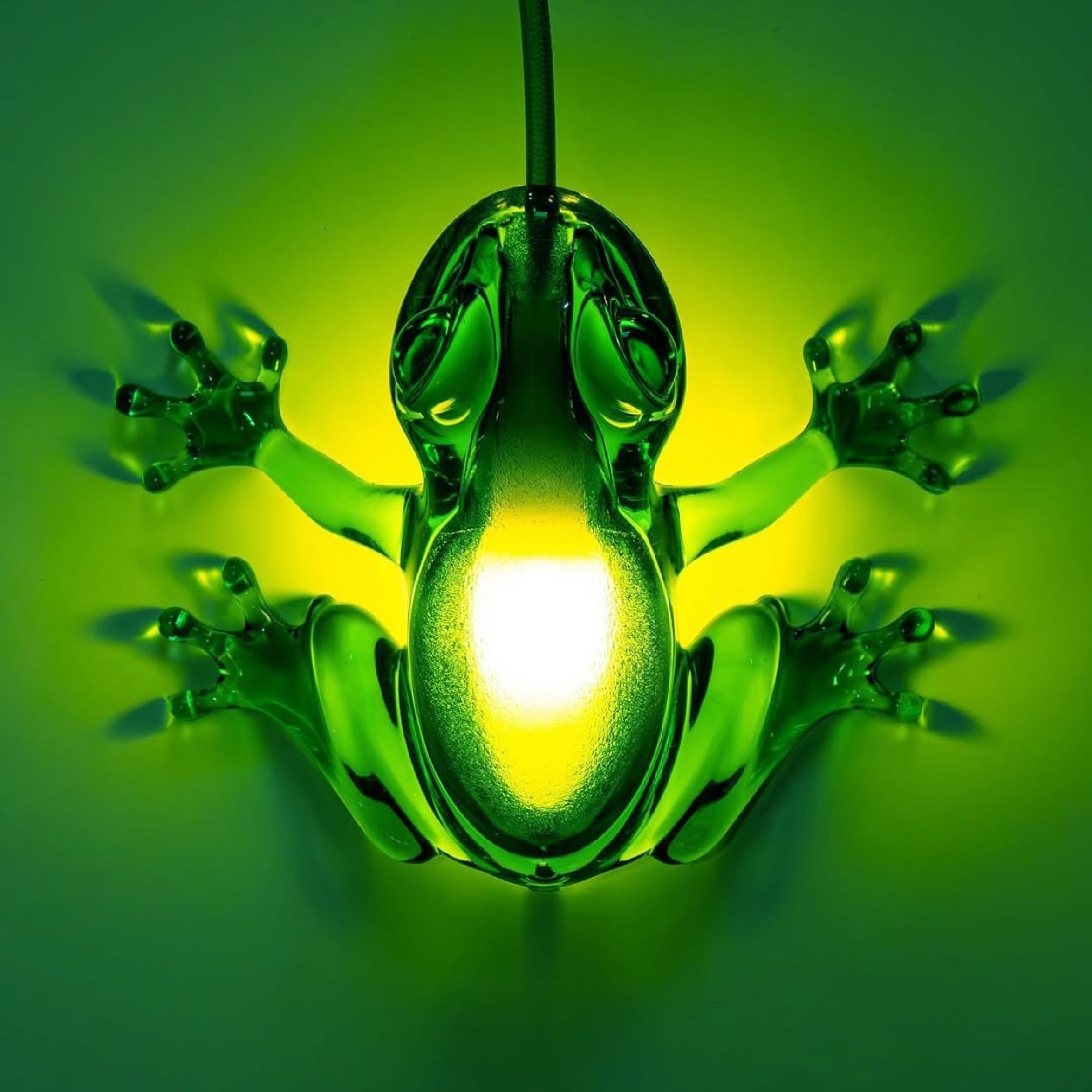 Lampe Hungry Frog - Emerald