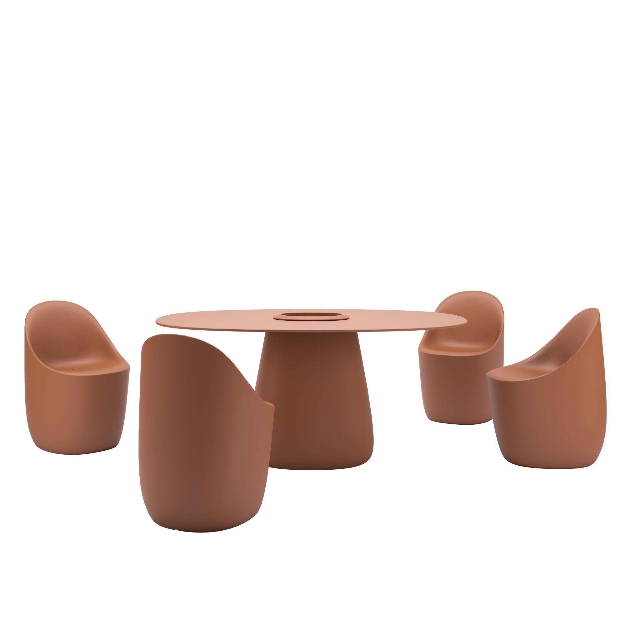Chaise Cobble - Terracotta