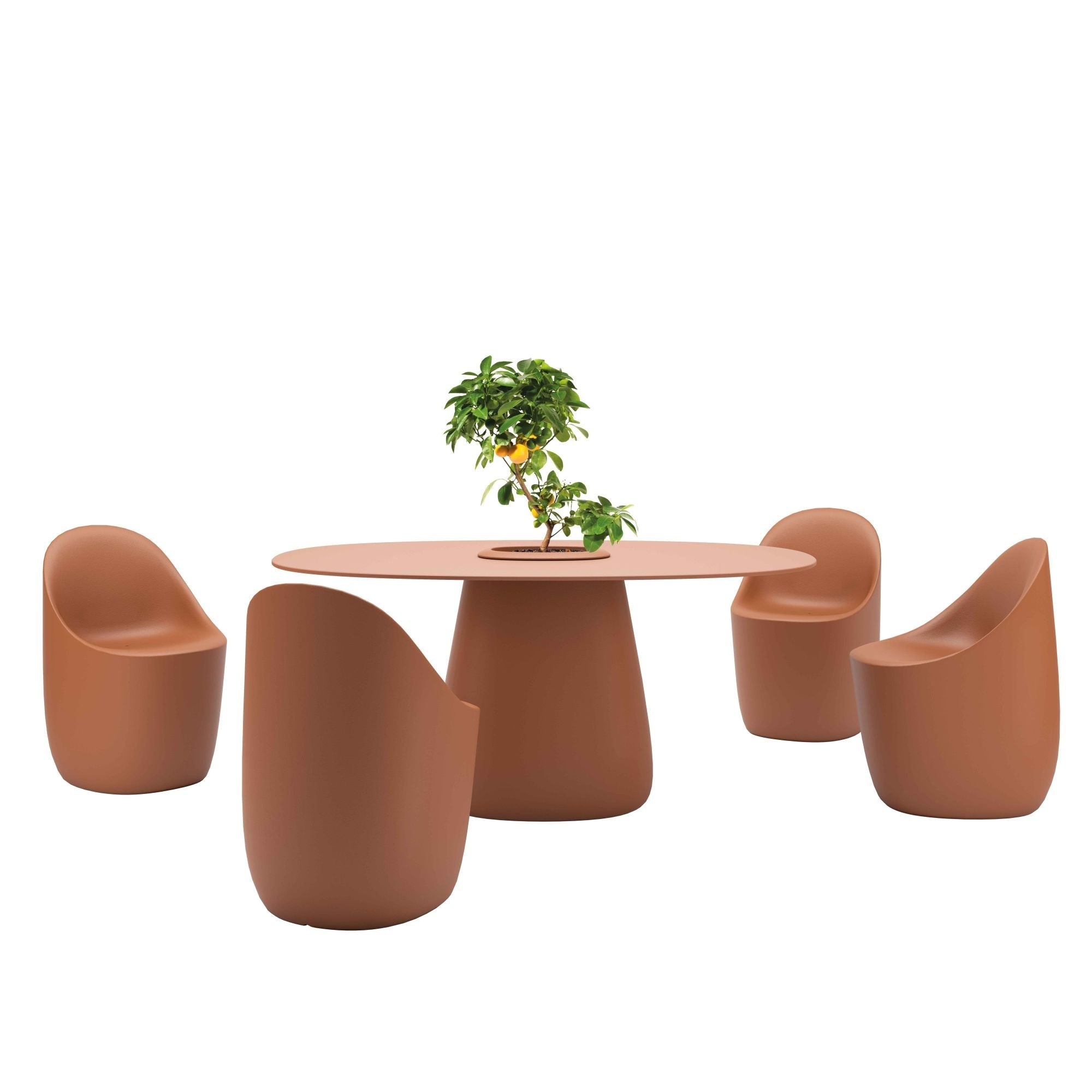 Chaise Cobble - Terracotta