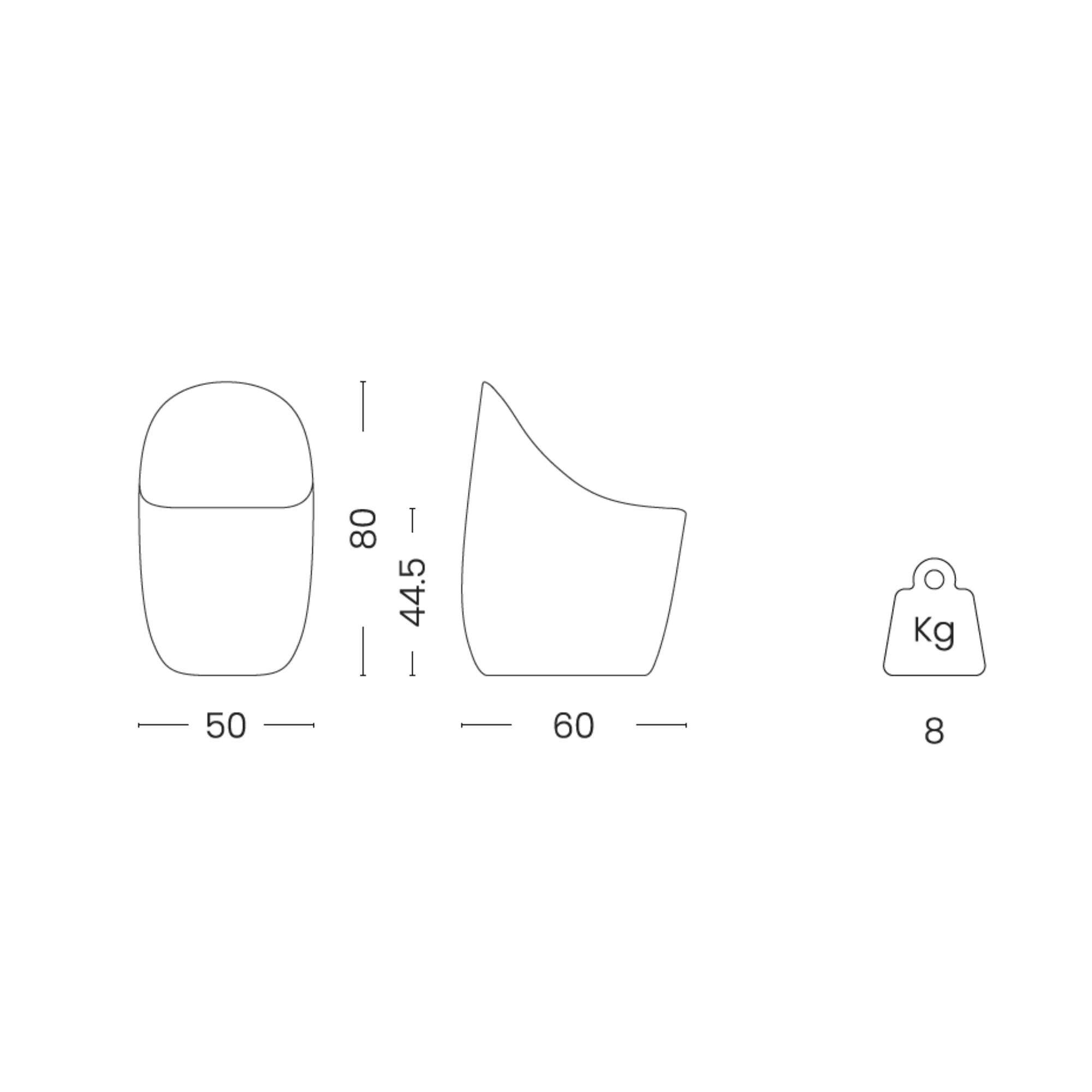 Chaise Cobble - Terracotta