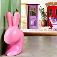Rabbit door wedge XS - Bright Pink