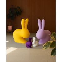 Rabbit door wedge XS - Blue Violet