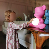Teddy Girl LED lamp - Pink