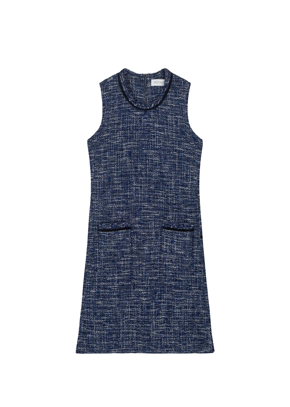 Robe courte sans manches - Marine
