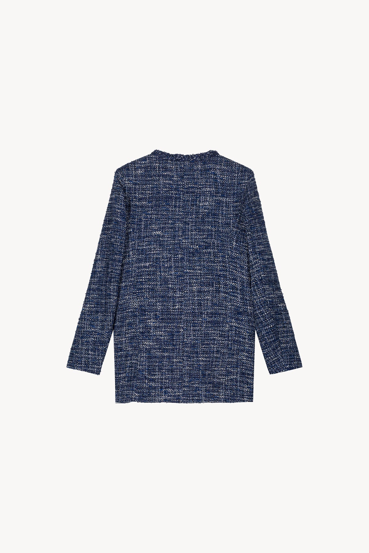 Veste longue poche plaque - Marine