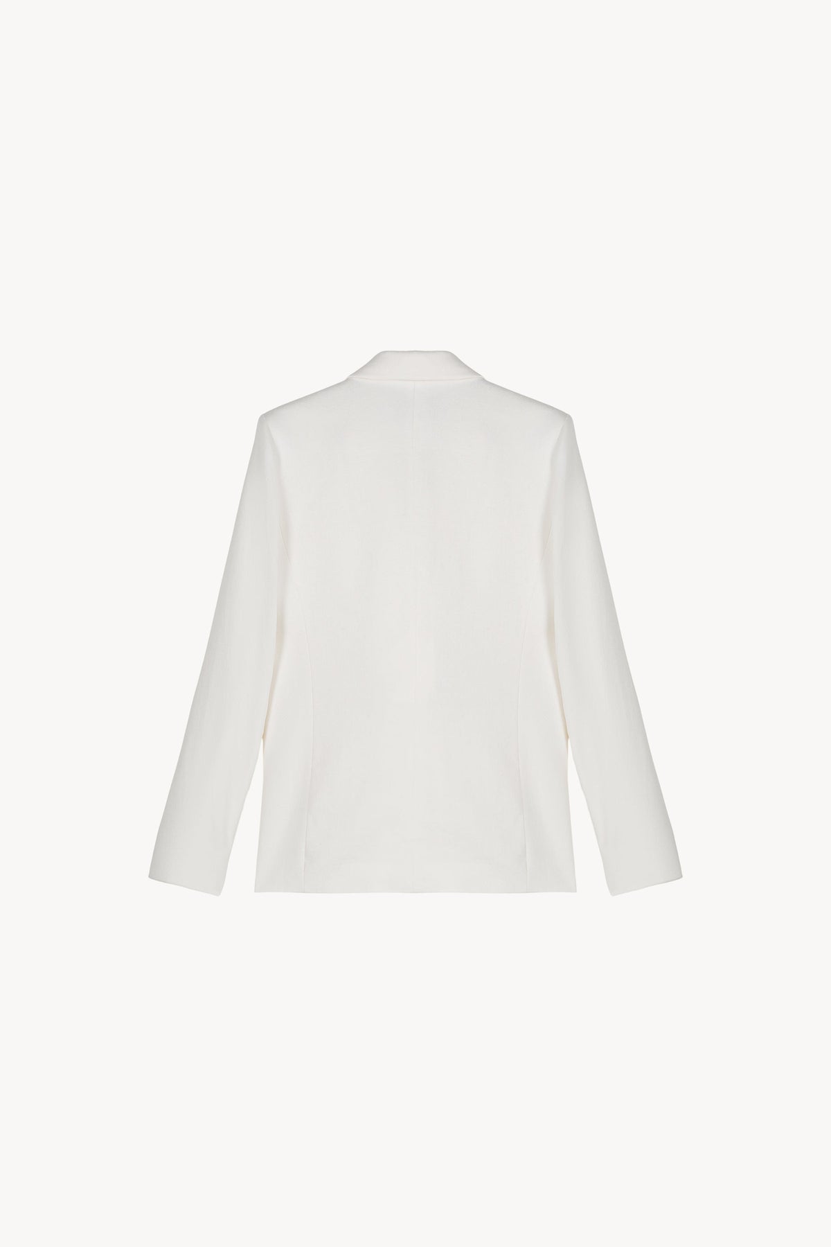 Veste croisee 6 boutons col - Blanc Optique
