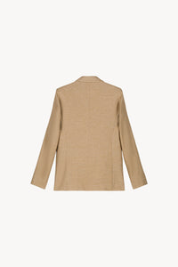 Veste croisee 6 boutons col - Beige Moyen