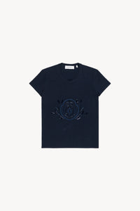 T shirt brode mc - Marine