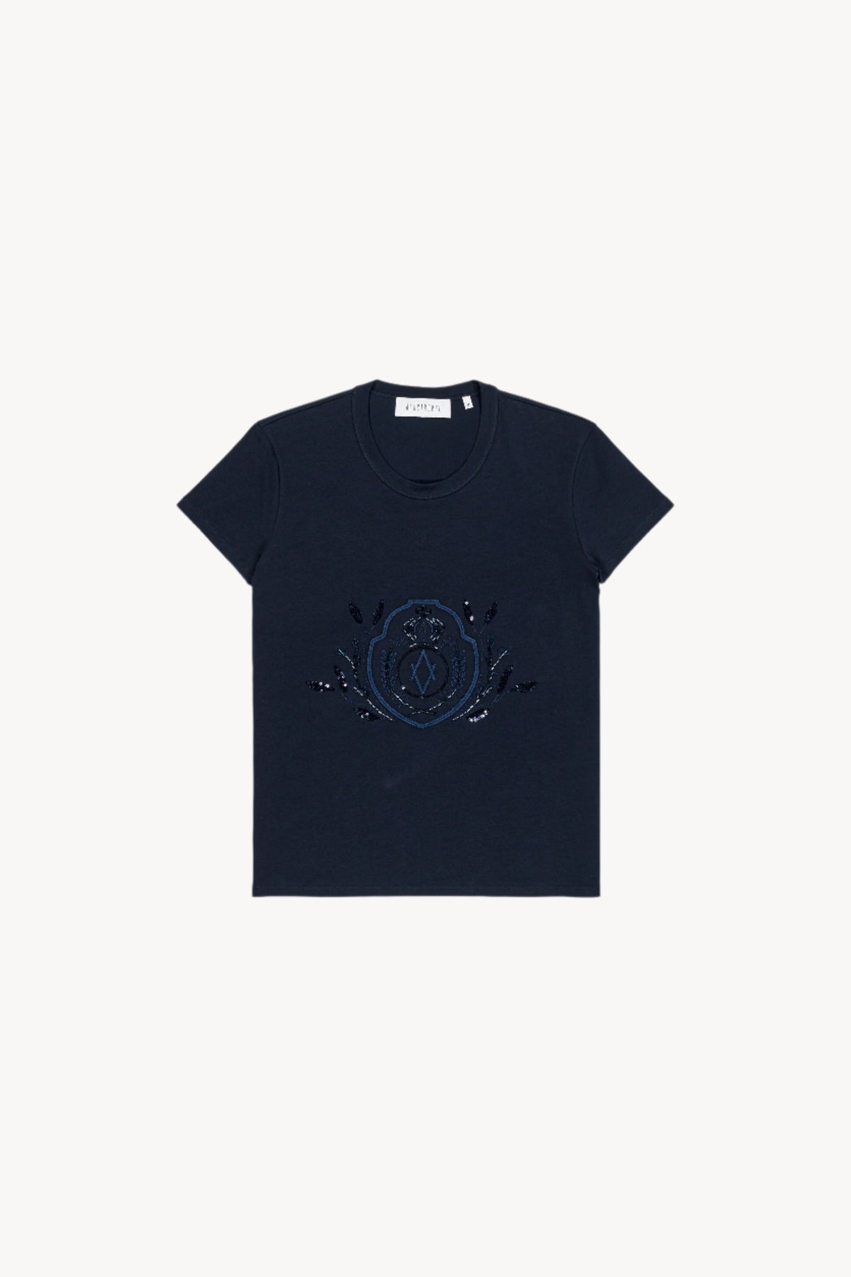 T shirt brode mc - Marine