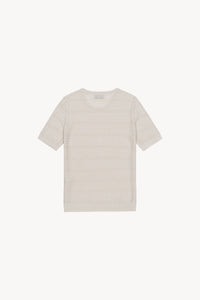 Pull manche courte - Blanc Cassé