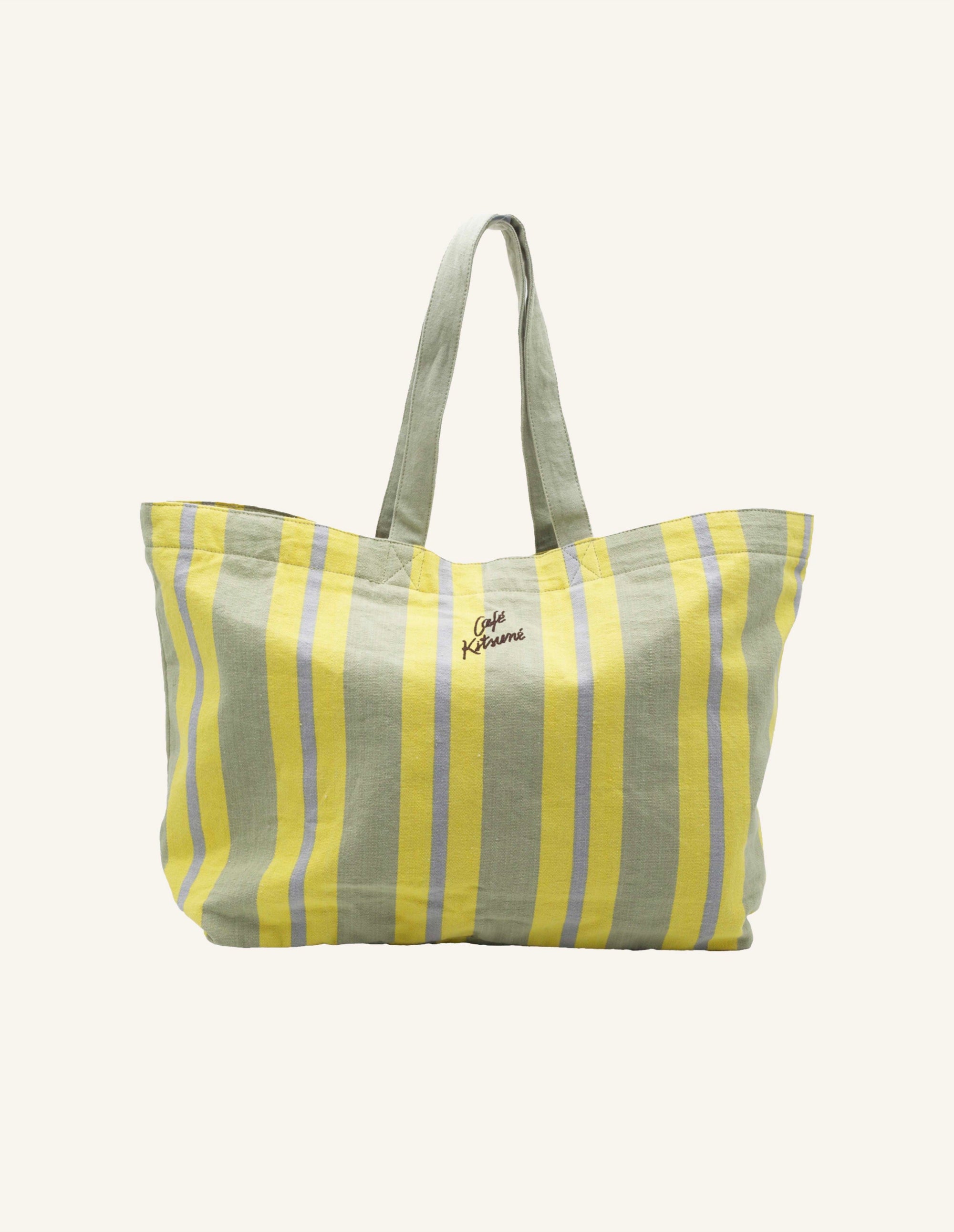 Large Summer Tote - Oat/Lemonade