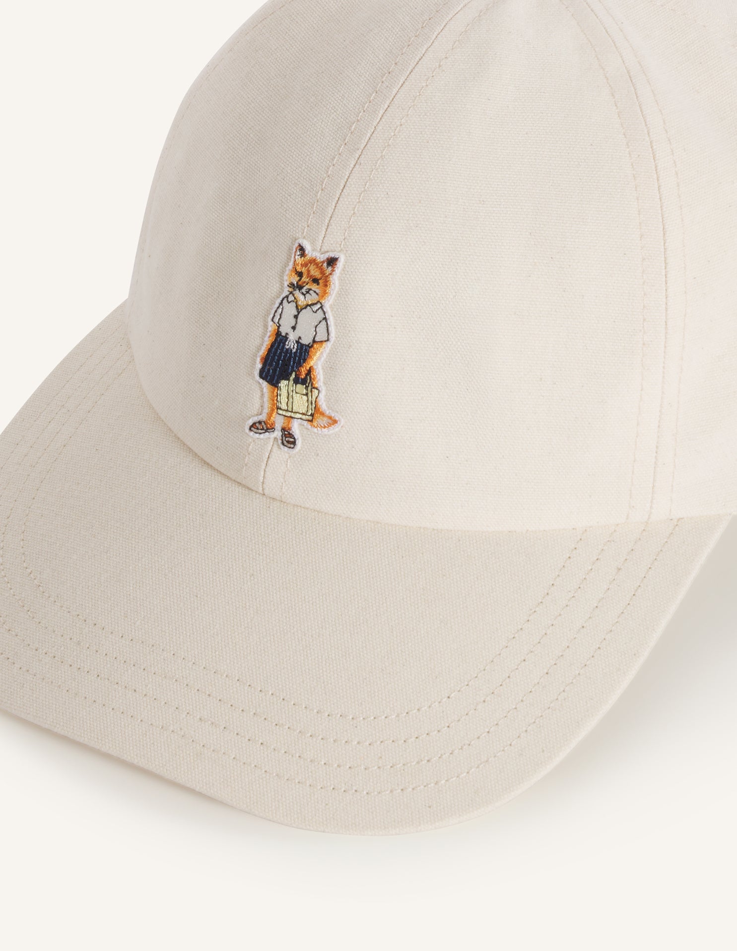Dressed Fox Cap - Eggnog