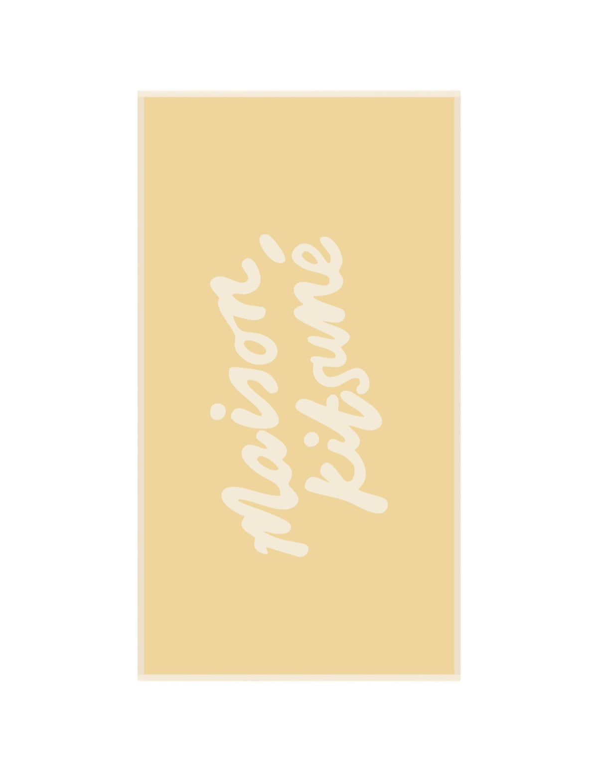 Serviette de bain - Ochre & Ecru