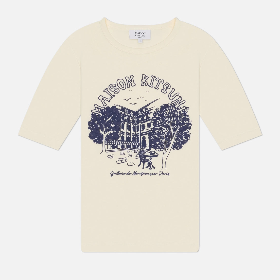 Galerie De Montpensier Fitted Tee-Shirt - Pure Ecru