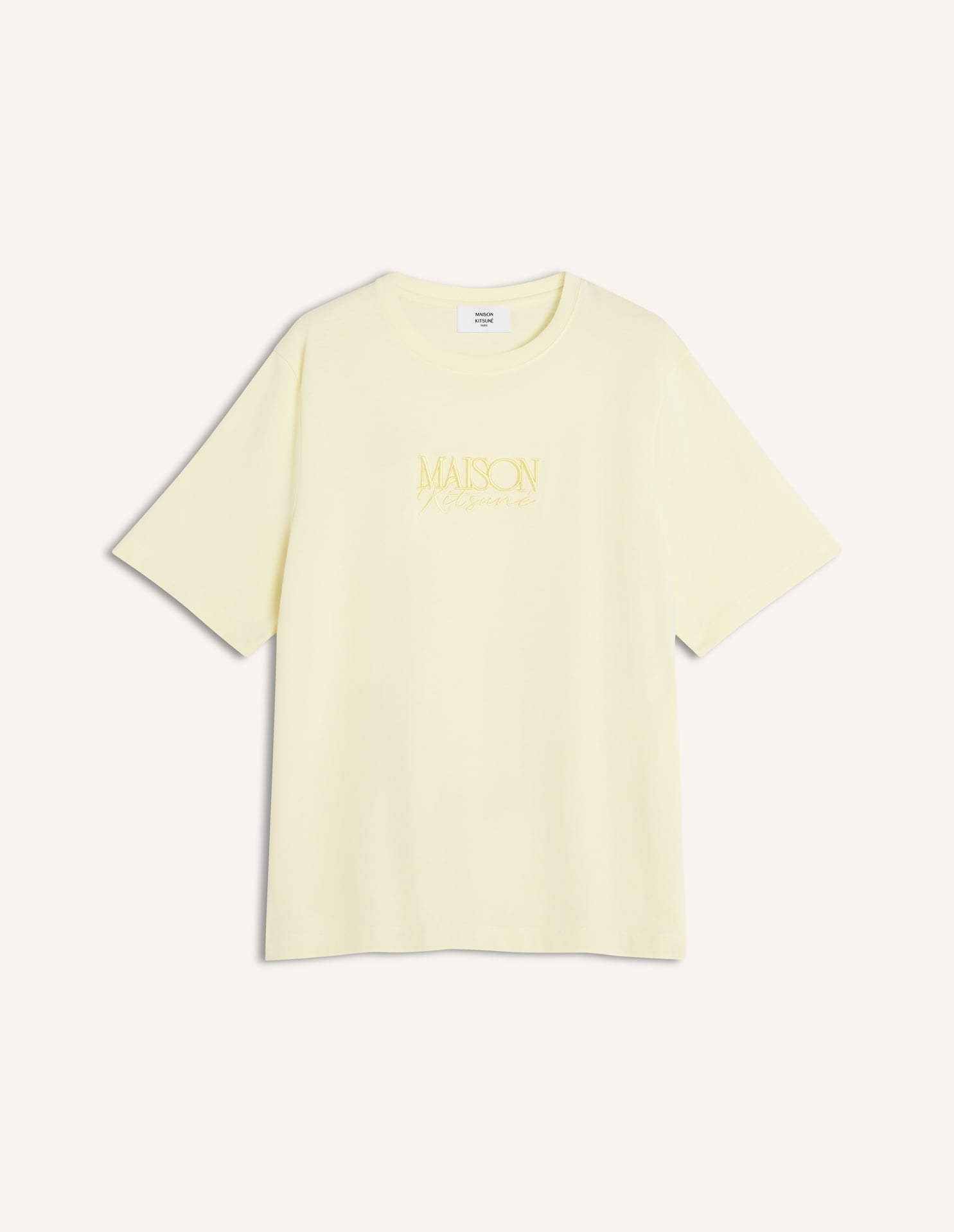 Album Logo Comfort Tee-Shirt - Pastel Yellow