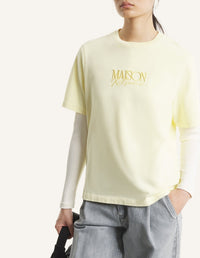 T-shirt à manches courtes - Pastel Yellow