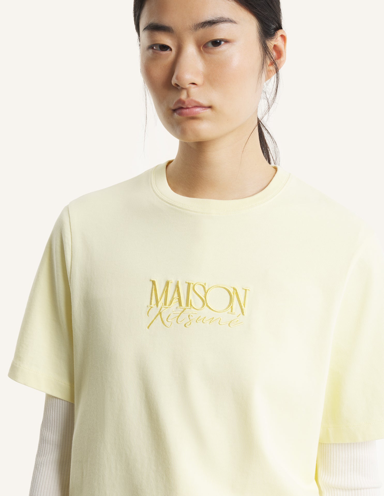 Album Logo Comfort Tee-Shirt - Pastel Yellow