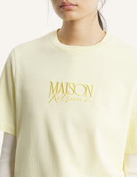 T-shirt à manches courtes - Pastel Yellow