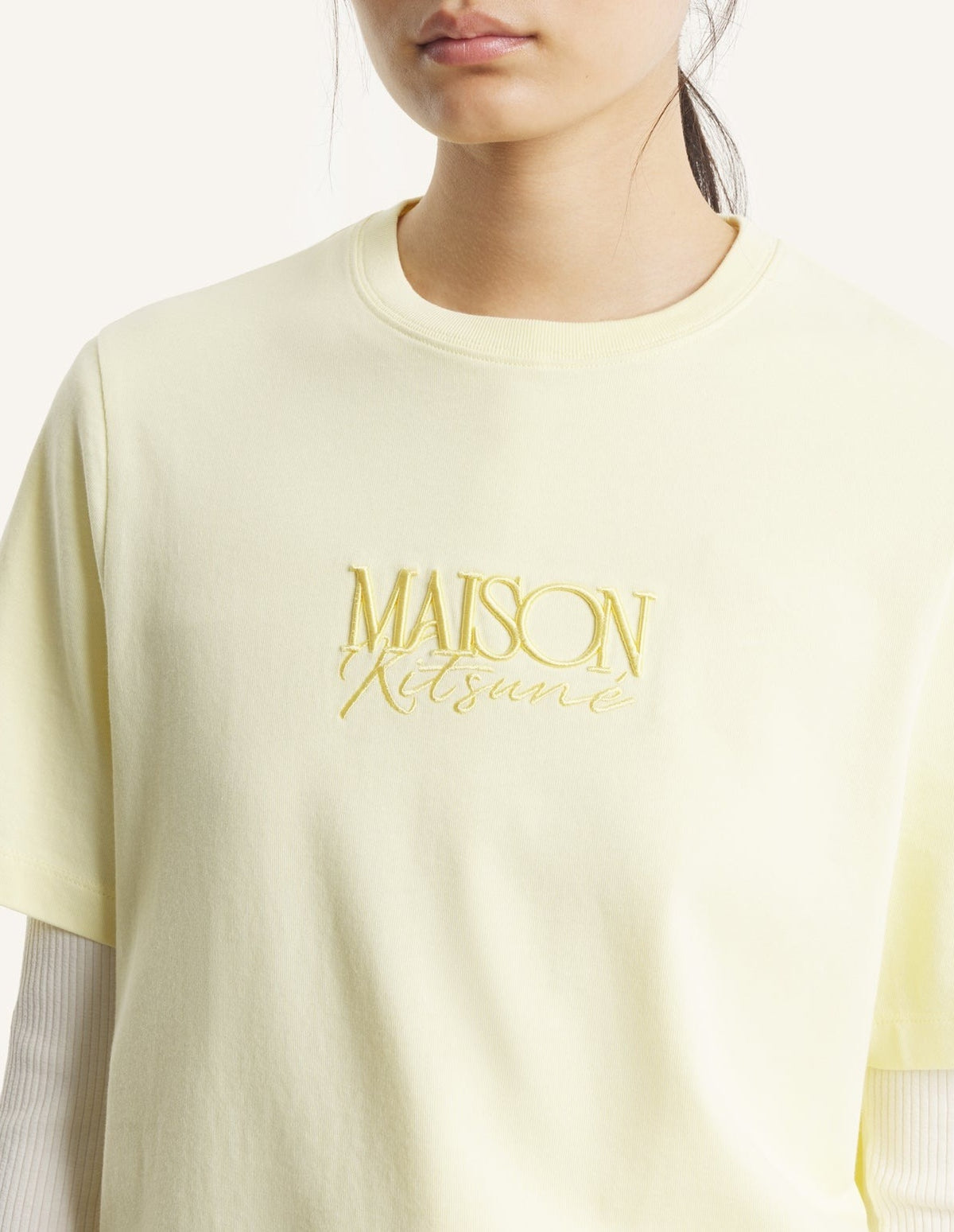 T-shirt à manches courtes - Pastel Yellow