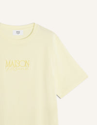 Album Logo Comfort Tee-Shirt - Pastel Yellow