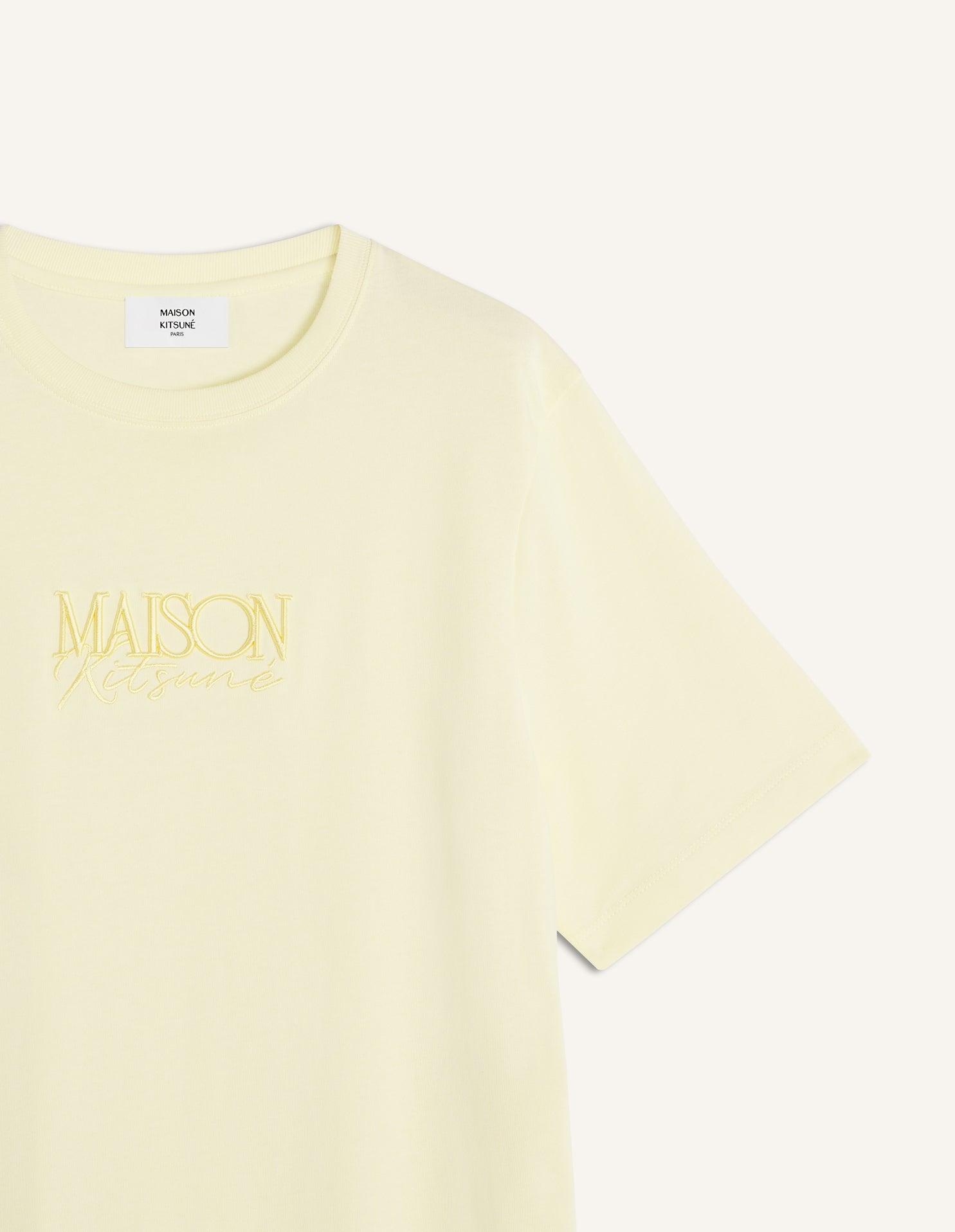 Album Logo Comfort Tee-Shirt - Pastel Yellow