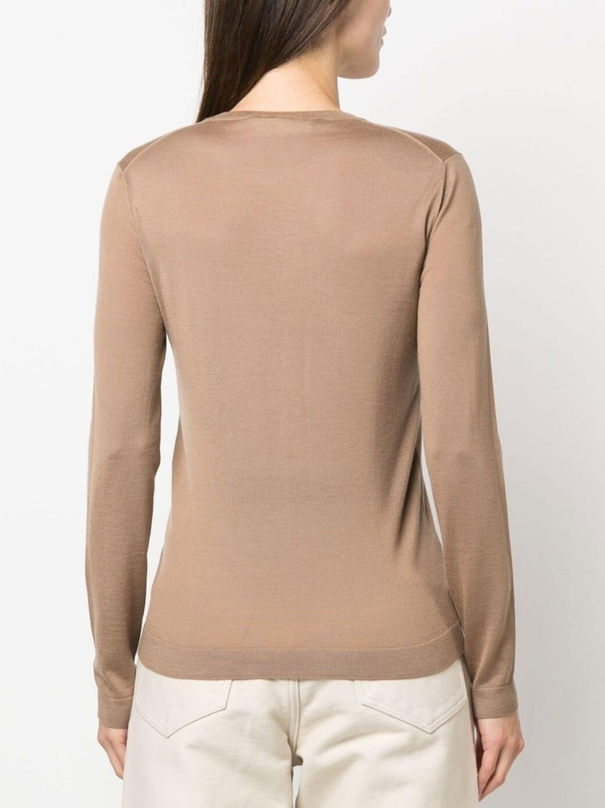 Pull col rond en cachemire - Mineral Melange
