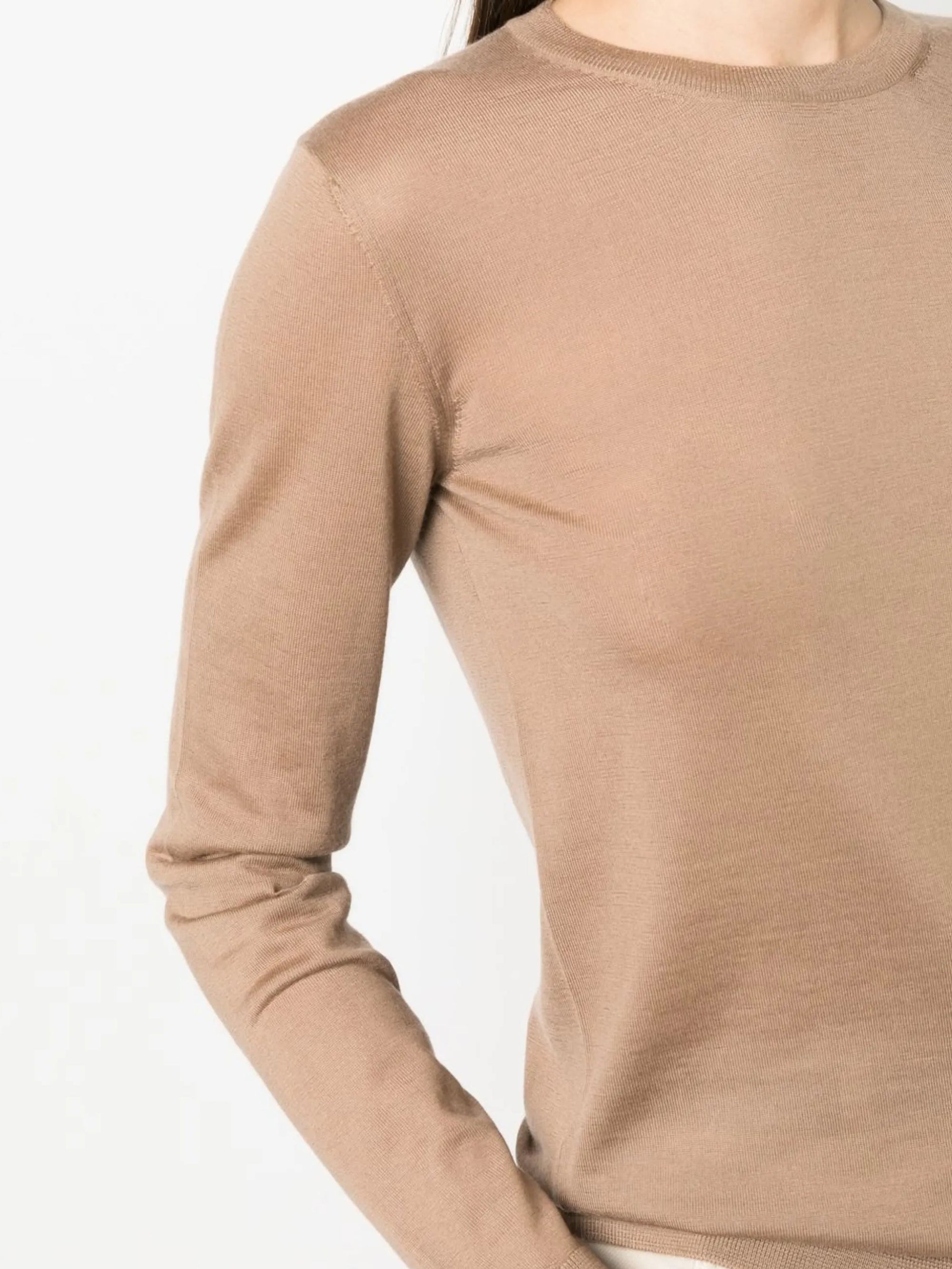 Pull col rond en cachemire - Mineral Melange