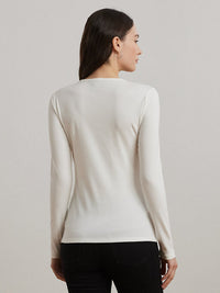 Pull col rond en cachemire - Lux Cream