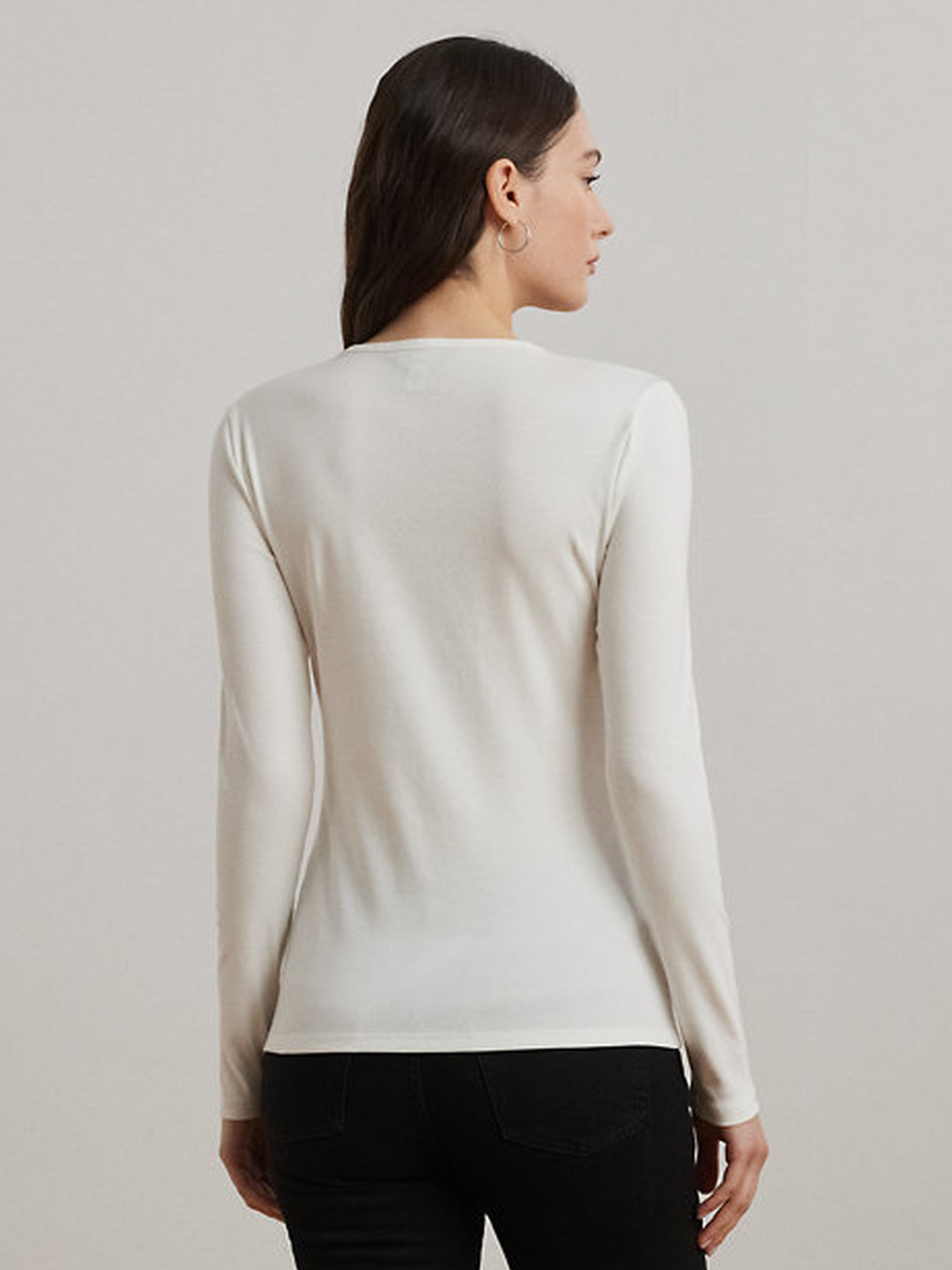 Pull col rond en cachemire - Lux Cream