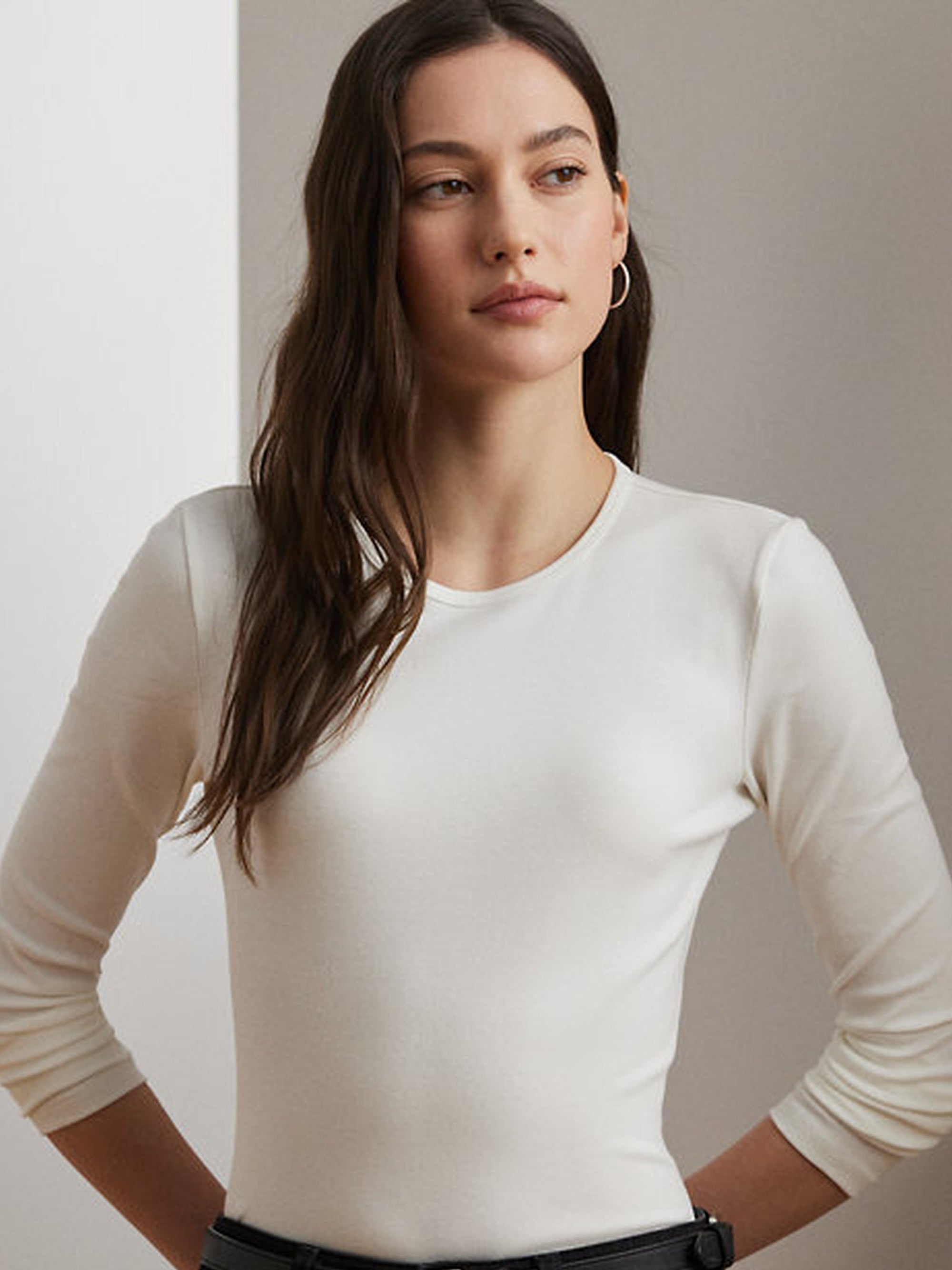 Pull col rond en cachemire - Lux Cream