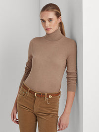 Pull à col roulé en cachemire - Mineral Melange