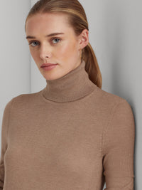Pull à col roulé en cachemire - Mineral Melange