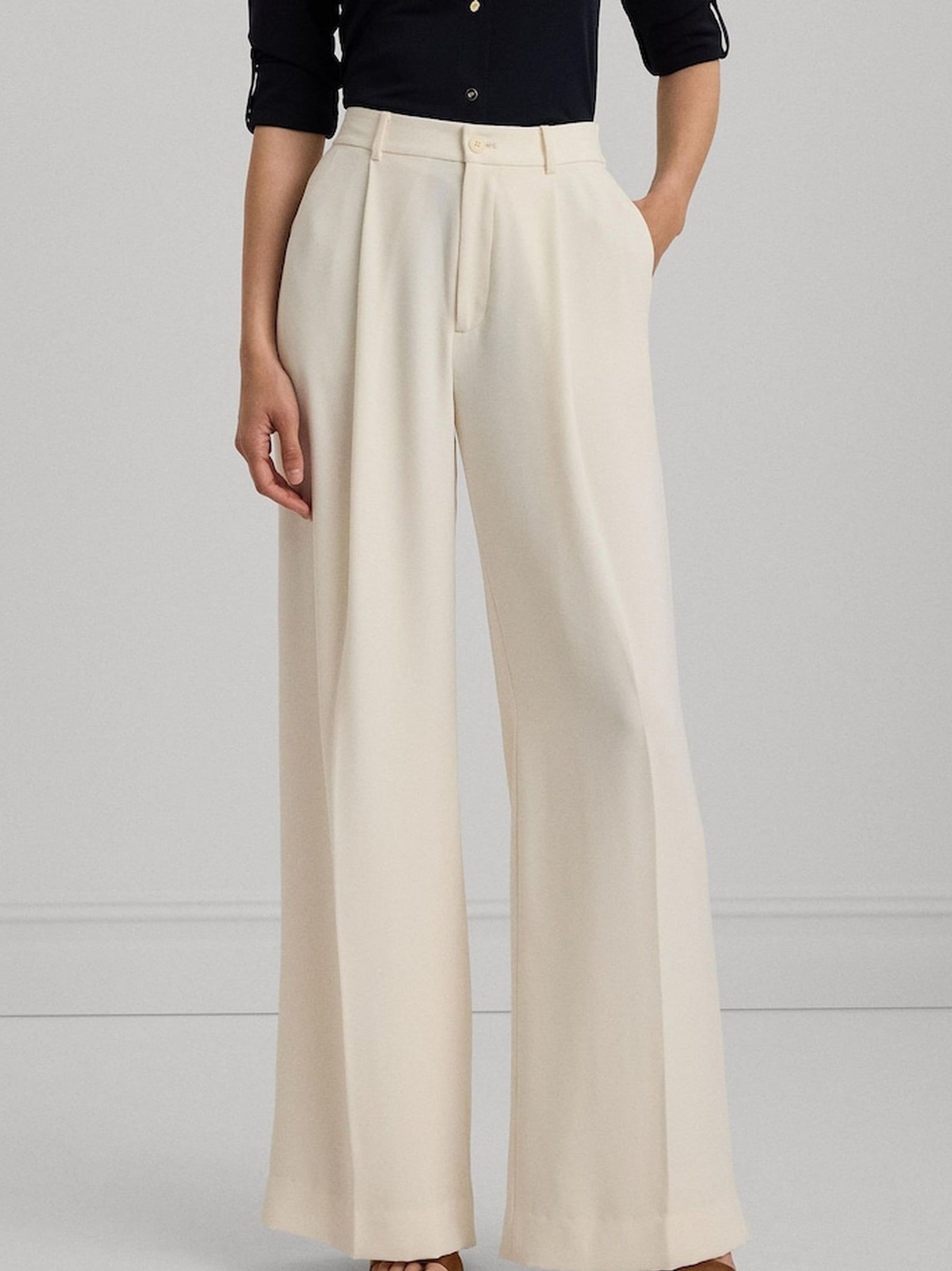 Greer shiny darts trousers - Butter