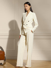 Camden jacket in linen - Lux Cream